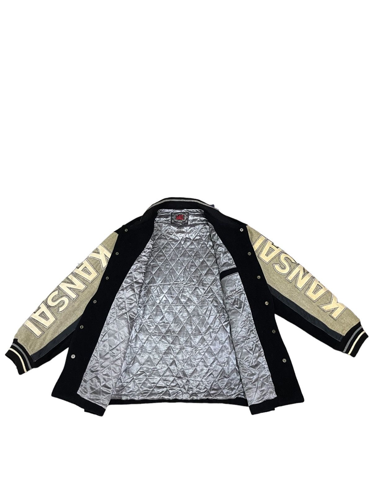 Kansai Yamamoto 🔥Rare🔥 Vintage Kansai Yamamoto Man Varsity Wool Jacket Size US L / EU 52-54 / 3 - 4 Thumbnail