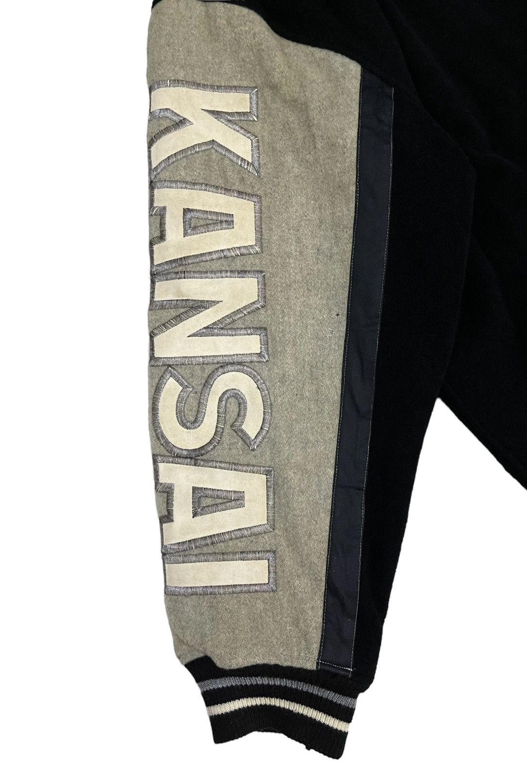 Kansai Yamamoto 🔥Rare🔥 Vintage Kansai Yamamoto Man Varsity Wool Jacket Size US L / EU 52-54 / 3 - 14 Thumbnail