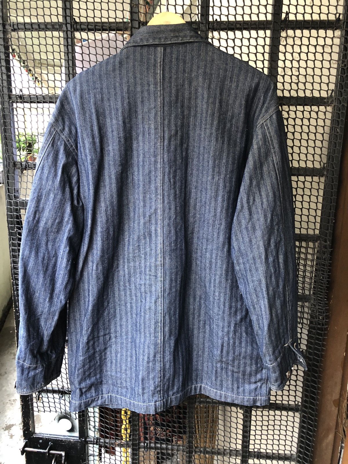 Japanese Brand PAZZO DENIM STORE HBT CHORE JACKET WORKER STYLE Size US XL / EU 56 / 4 - 8 Thumbnail