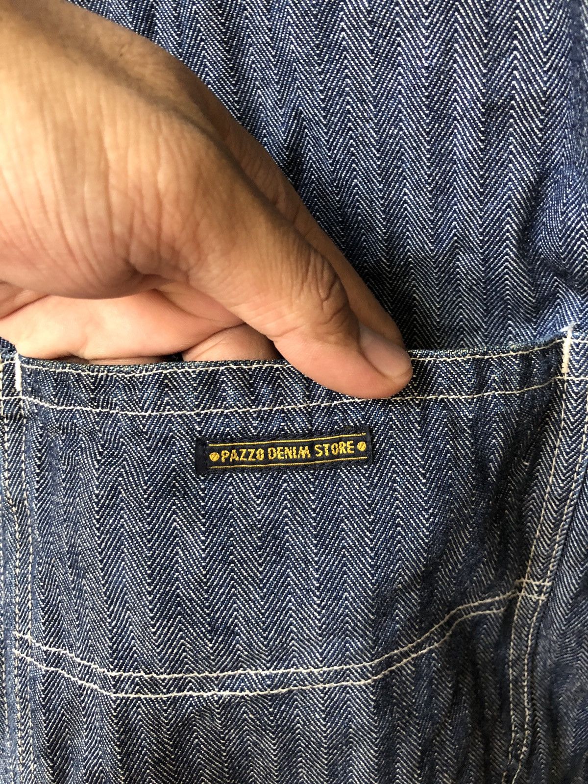 Japanese Brand PAZZO DENIM STORE HBT CHORE JACKET WORKER STYLE Size US XL / EU 56 / 4 - 6 Thumbnail