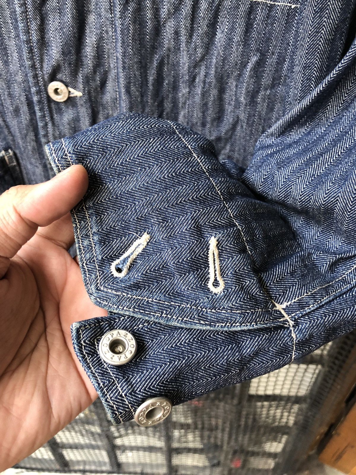 Japanese Brand PAZZO DENIM STORE HBT CHORE JACKET WORKER STYLE Size US XL / EU 56 / 4 - 7 Thumbnail