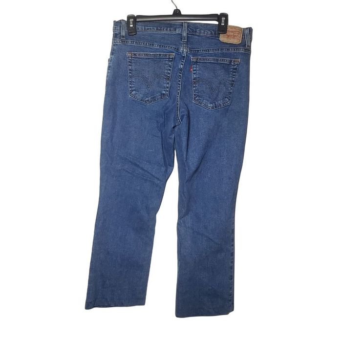 Levi's Levi's 550 Classic Relaxed Boot Cut Denim Blue Jeans Womens ...