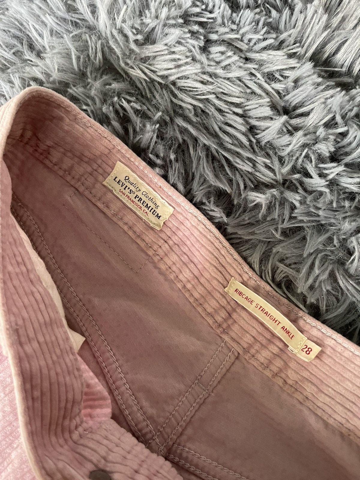 Cowboy Equipment × Levi's Levi’s corduroy western big E pink pants Size 26" / US 2 / IT 38 - 4 Thumbnail