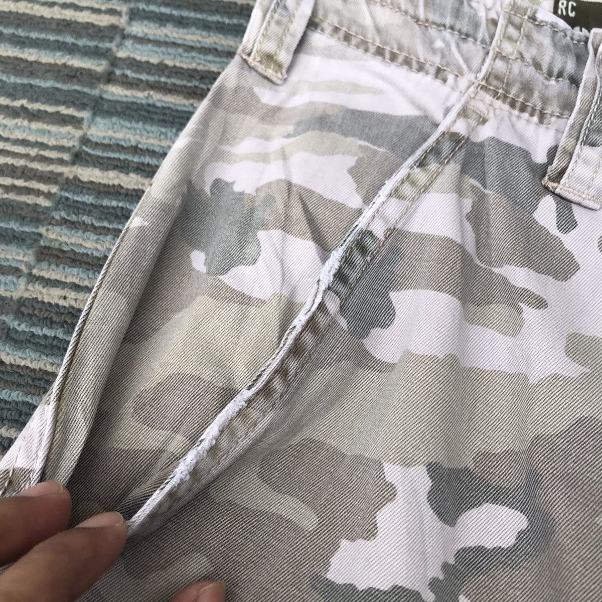 Real Crush Clothing Camo Japanese Multipocket Cargo Pants