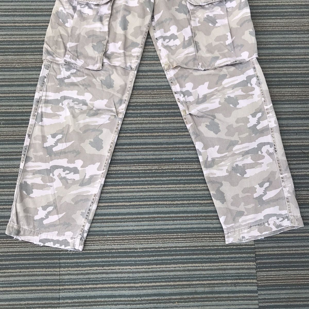Real Crush Clothing Camo Japanese Multipocket Cargo Pants