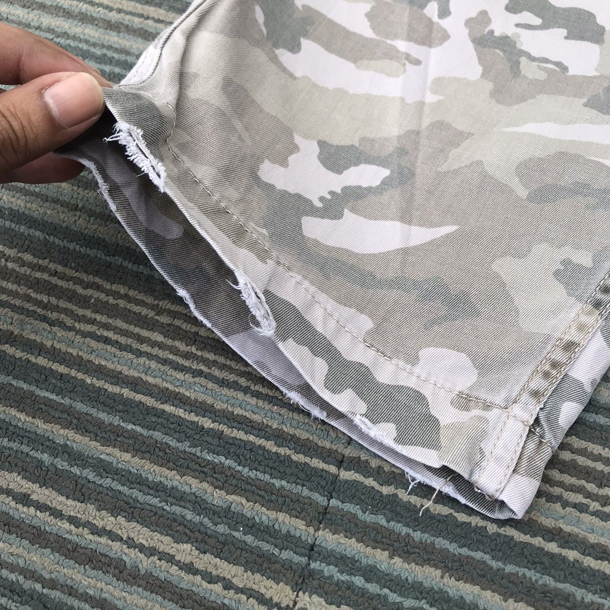Real Crush Clothing Camo Japanese Multipocket Cargo Pants