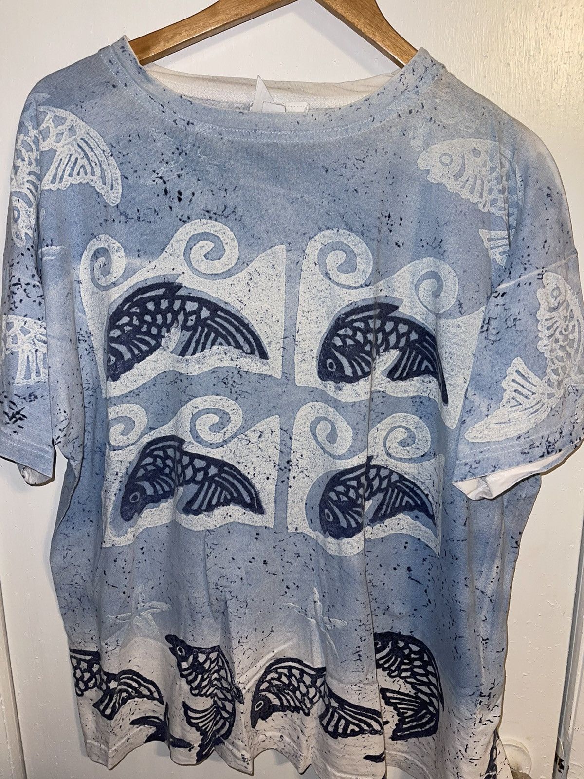 Vintage Vintage Ocean All Over Print Tee Size US XL / EU 56 / 4 - 2 Thumbnail