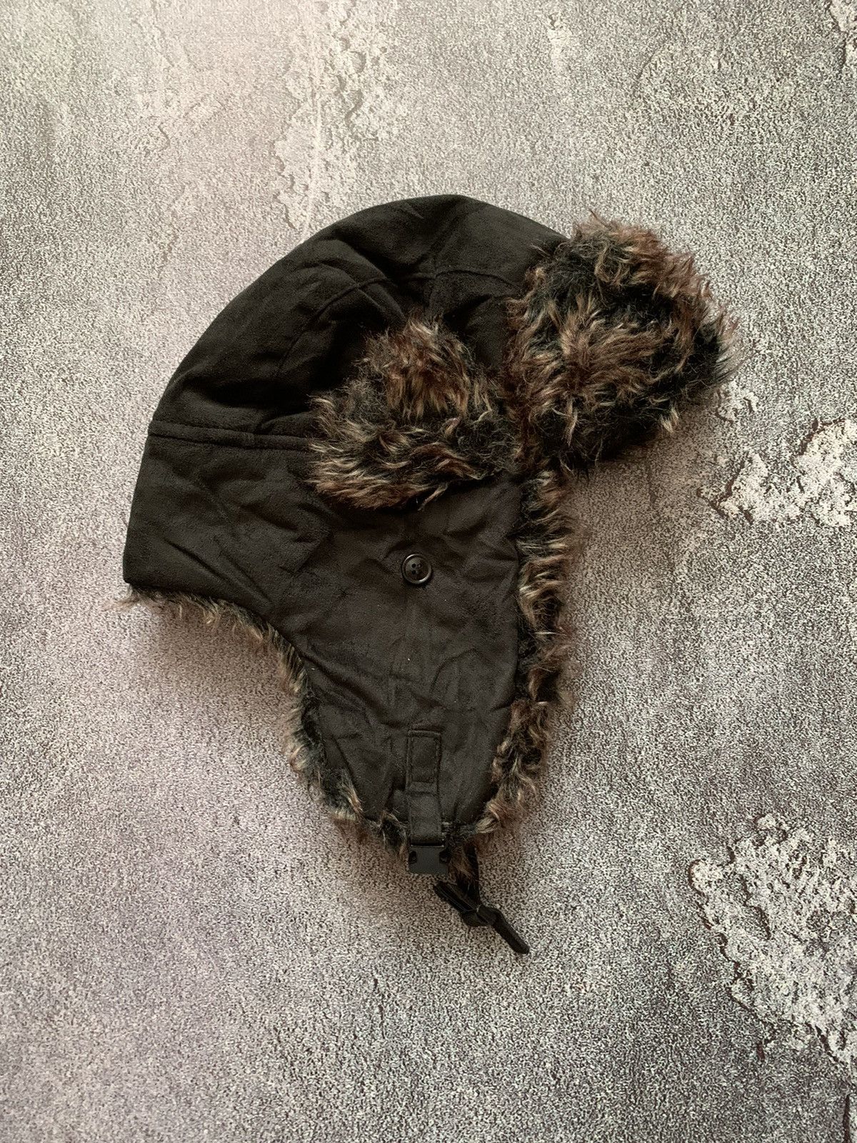 Japanese Brand × Vintage Alt beani mohair fuzzy ushanka ussr hat with ear flaps teddy Size ONE SIZE - 5 Thumbnail