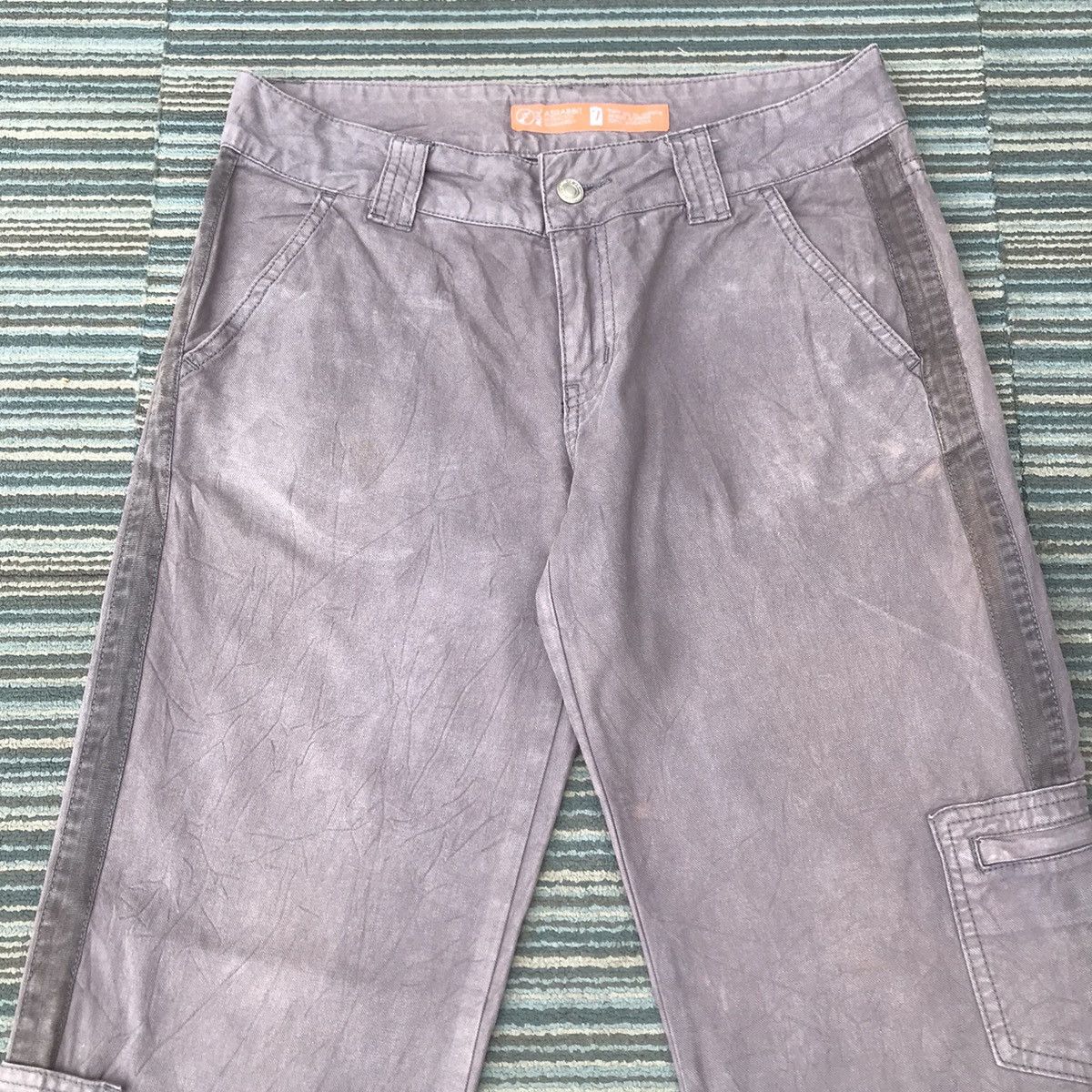 Japanese Brand Vintage Asrabbit Trousers Wide Leg Utility Cargo Pants Size US 31 - 2 Thumbnail