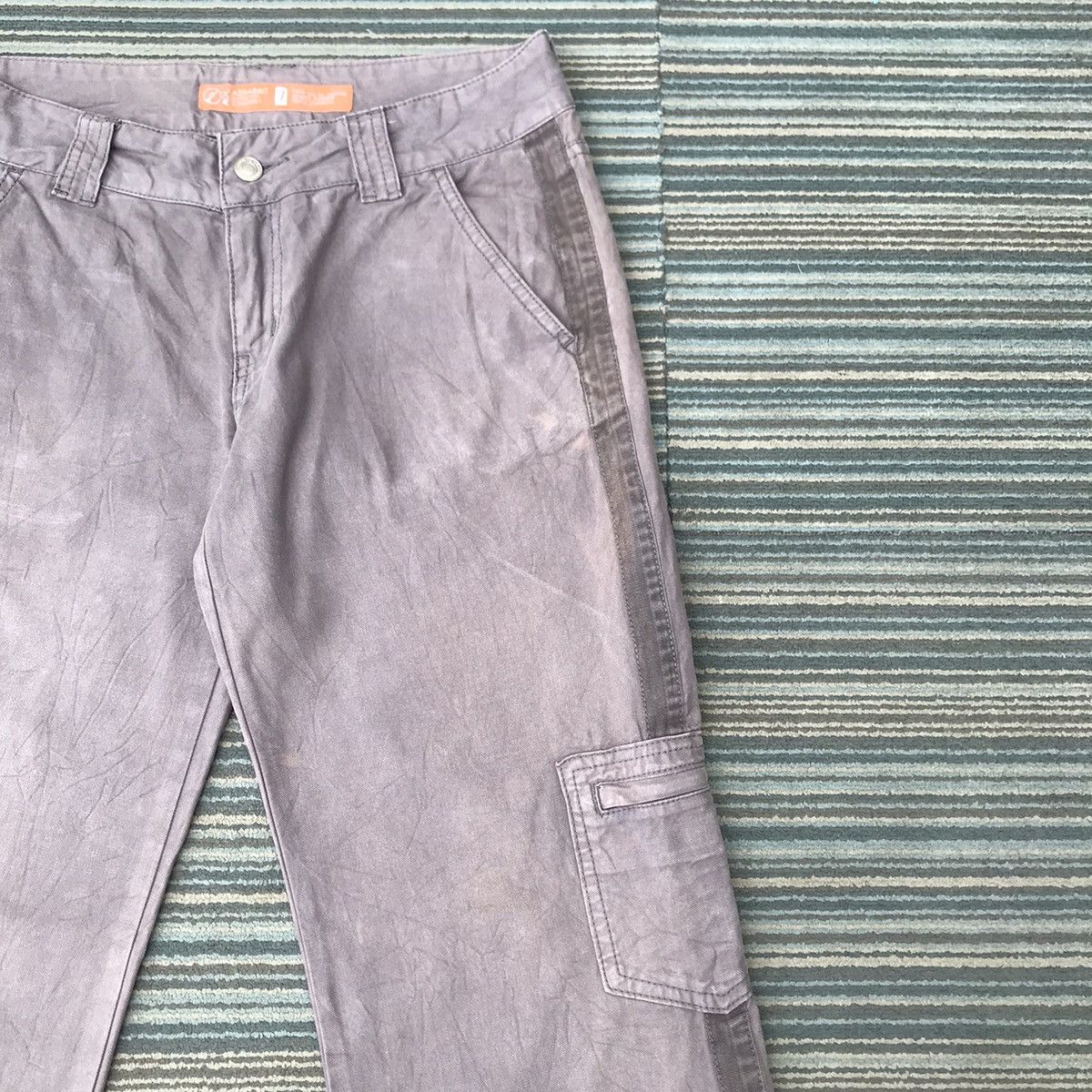 Japanese Brand Vintage Asrabbit Trousers Wide Leg Utility Cargo Pants Size US 31 - 5 Thumbnail