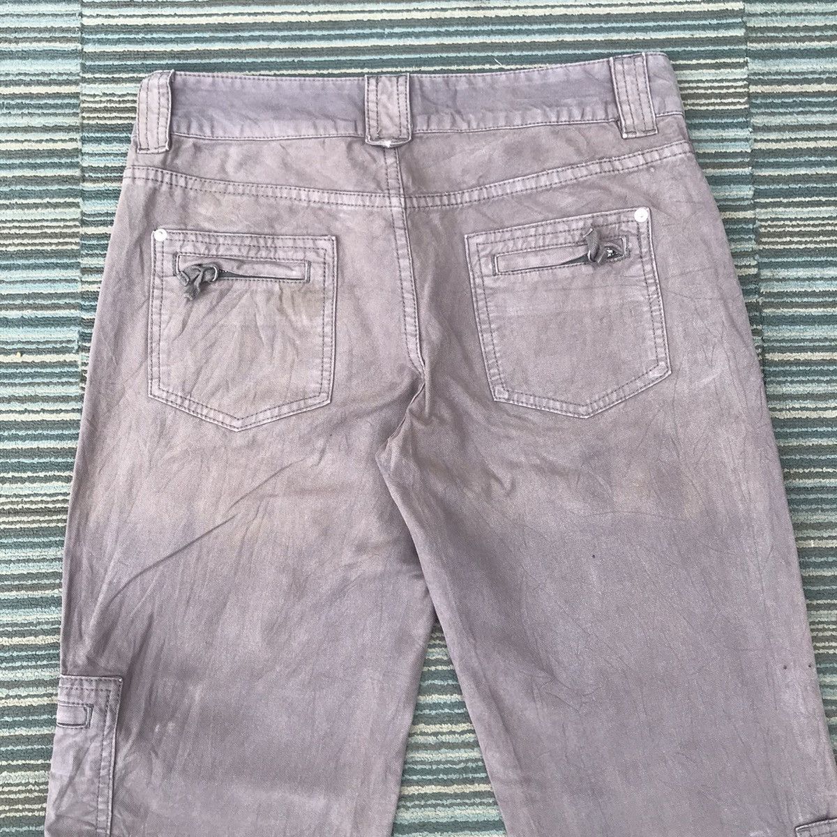 Japanese Brand Vintage Asrabbit Trousers Wide Leg Utility Cargo Pants Size US 31 - 16 Thumbnail
