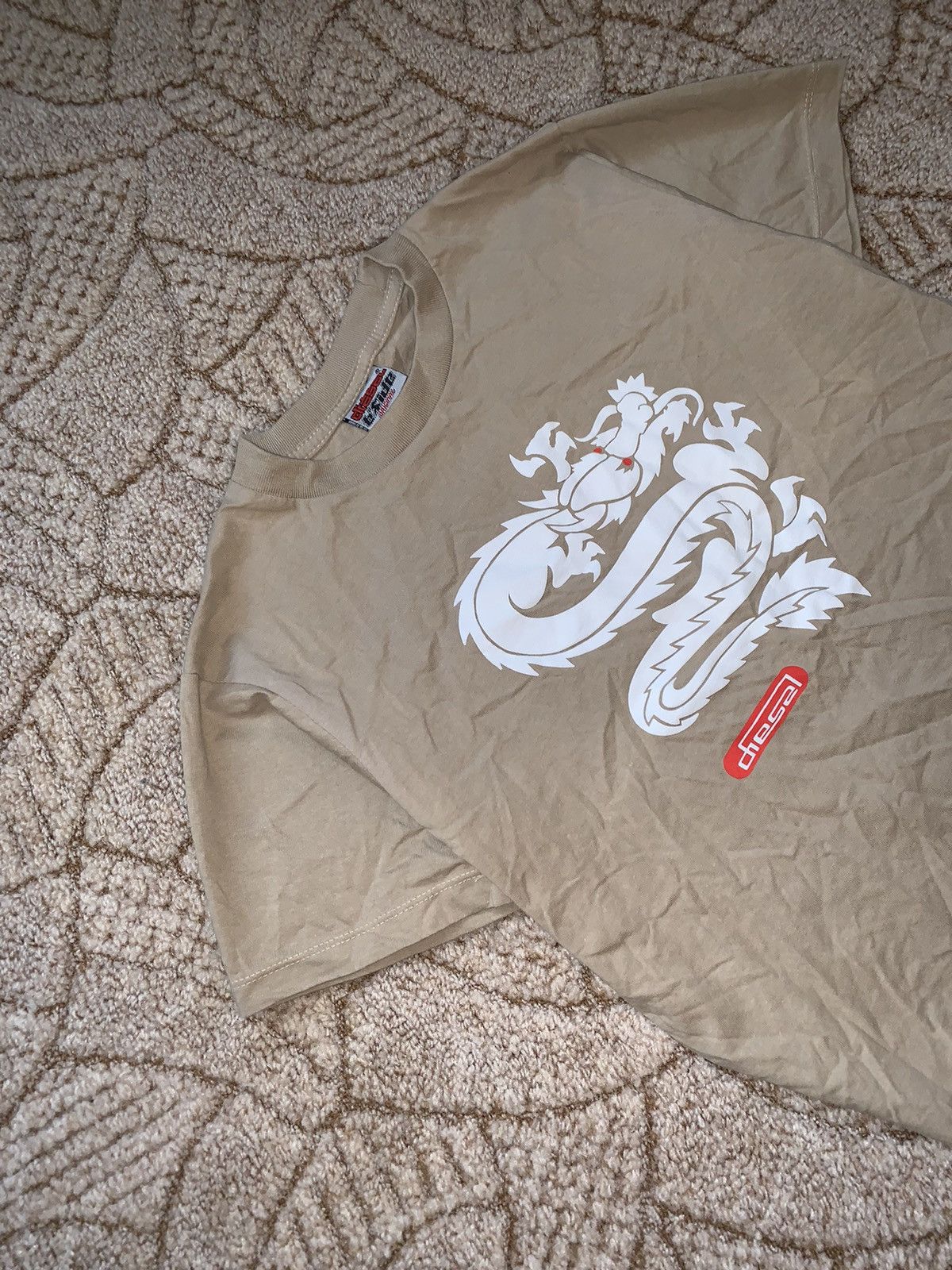 Diesel × Japanese Brand × Vintage Diesel Japanese dragon 🐉 vintage tee T-shirt 👕 y2k 90s 80 Size M / US 6-8 / IT 42-44 - 3 Thumbnail