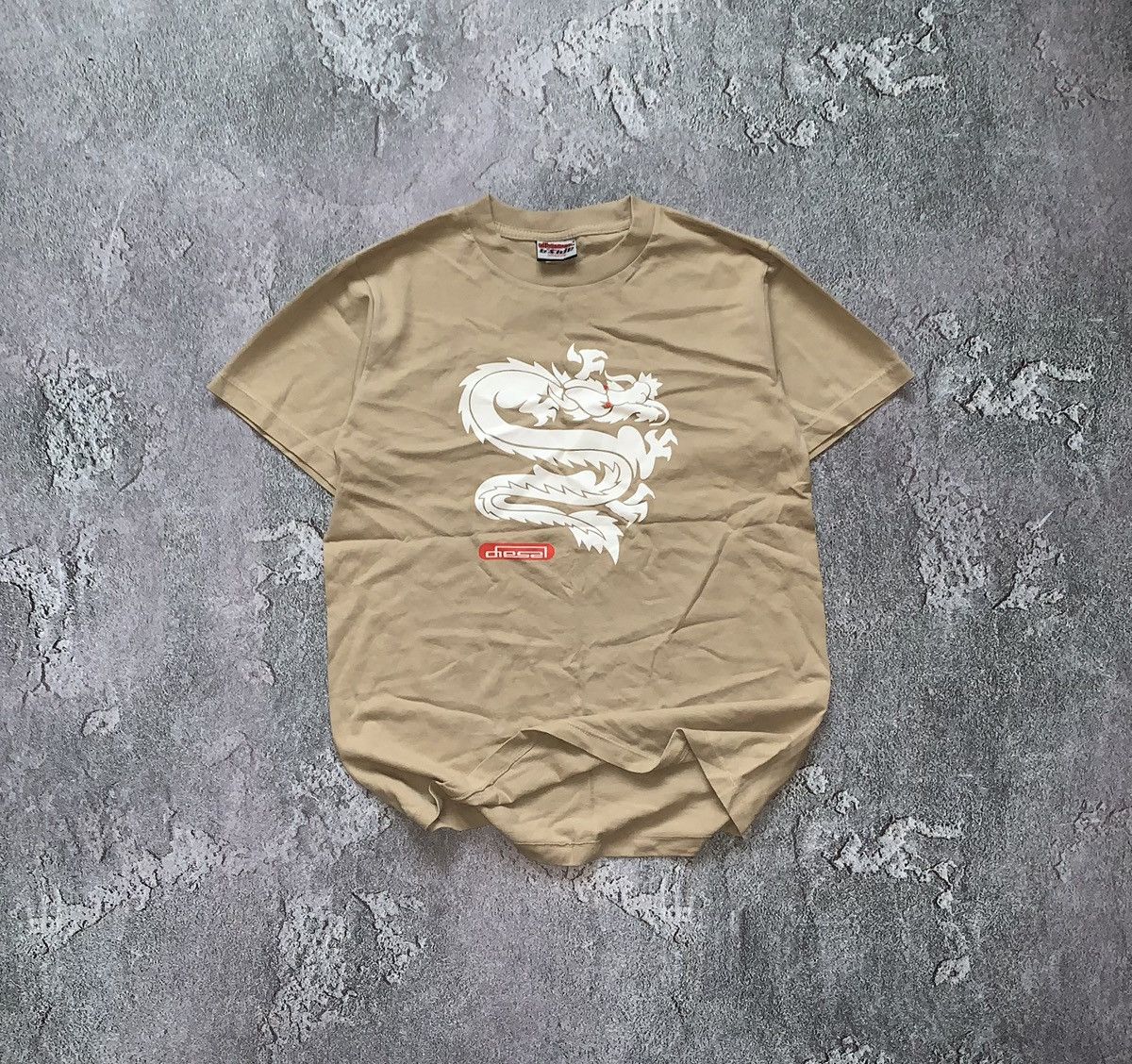 Diesel × Japanese Brand × Vintage Diesel Japanese dragon 🐉 vintage tee T-shirt 👕 y2k 90s 80 Size M / US 6-8 / IT 42-44 - 1 Thumbnail