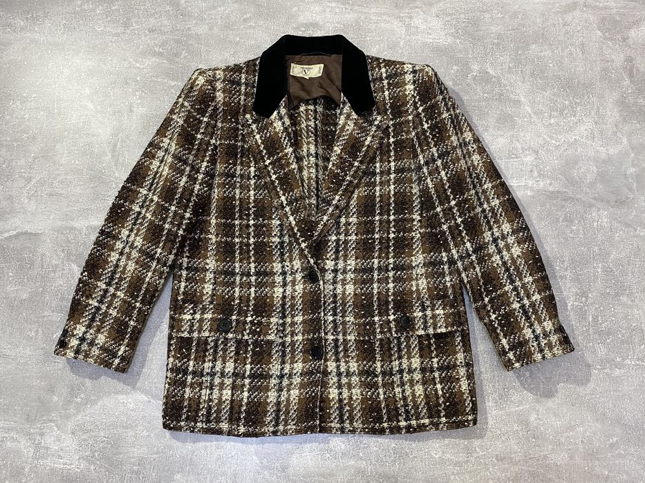 Valentino Vintage Valentino Miss V Blazer Wool Coat Jacket | Grailed