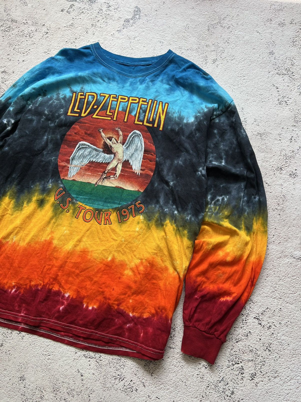 Band Tees × Vintage Led Zeppelin Vintage Tay Day Long Sleeve shirt Size US XL / EU 56 / 4 - 4 Thumbnail