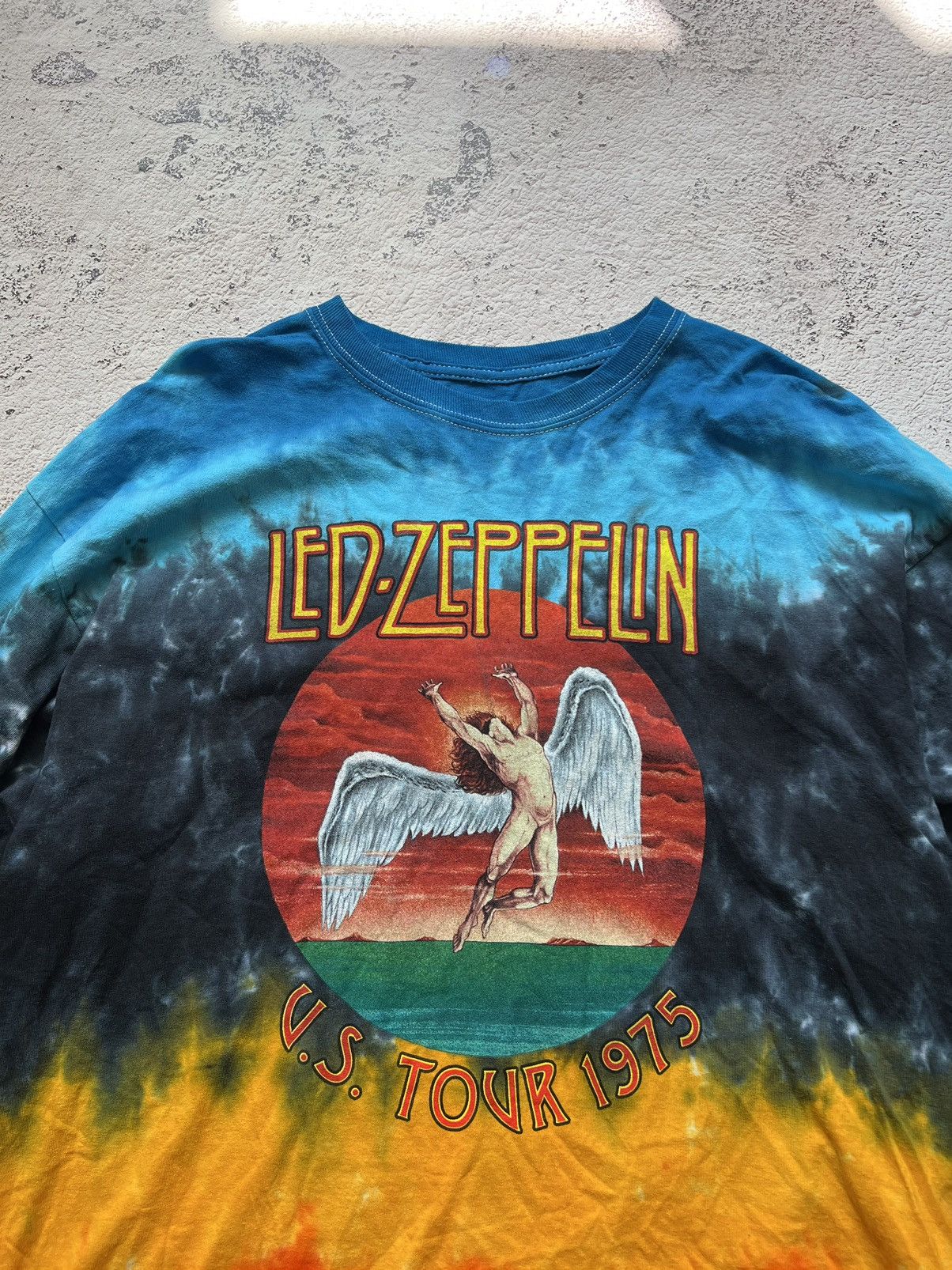 Band Tees × Vintage Led Zeppelin Vintage Tay Day Long Sleeve shirt Size US XL / EU 56 / 4 - 2 Thumbnail