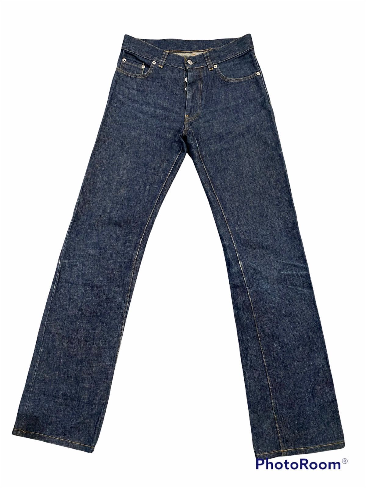 Helmut Lang ARCHIVE GRAIL HELMUT LANG RAW DENIM BOOT CUT PRODUCE IN ...