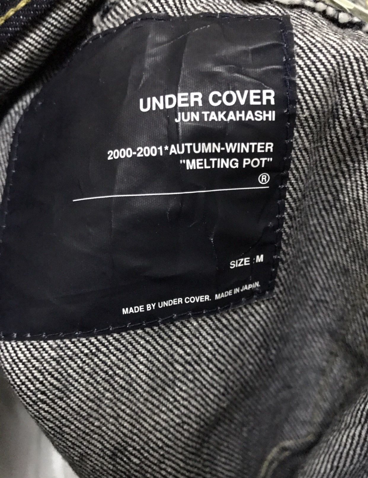 Jun Takahashi × Undercover ARCHIVE GRAIL UNDERCOVER MELTING POT 2000-2001*AUTUMN-WINTER Size US 28 / EU 44 - 5 Thumbnail