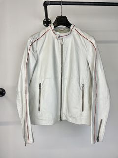 Prada Prada Leather Comic Jacket