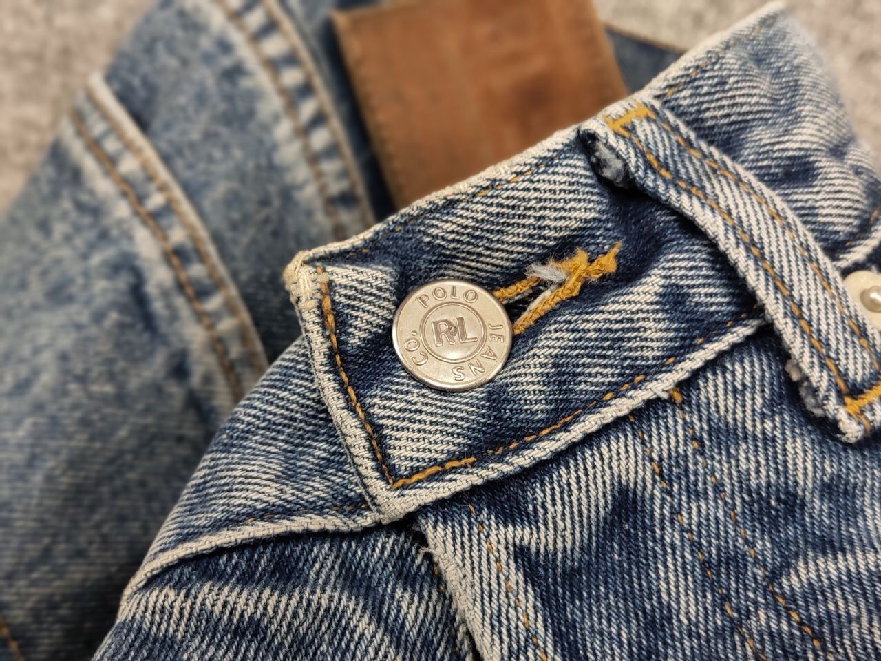 Polo Ralph Lauren Vintage 90's Polo Jeans Company Ralph Lauren Wash Denim Size US 30 / EU 46 - 20 Thumbnail