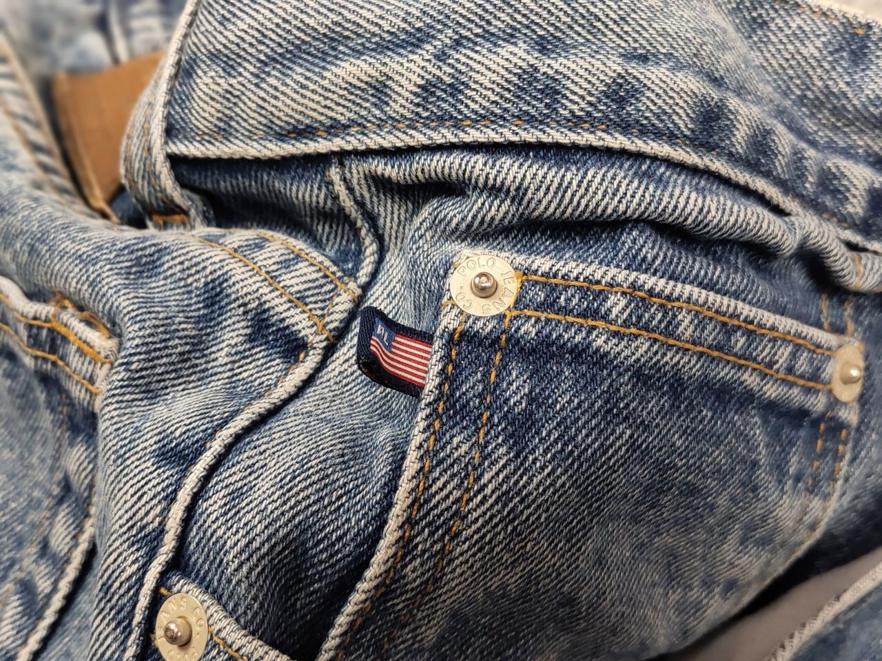Polo Ralph Lauren Vintage 90's Polo Jeans Company Ralph Lauren Wash Denim Size US 30 / EU 46 - 18 Thumbnail