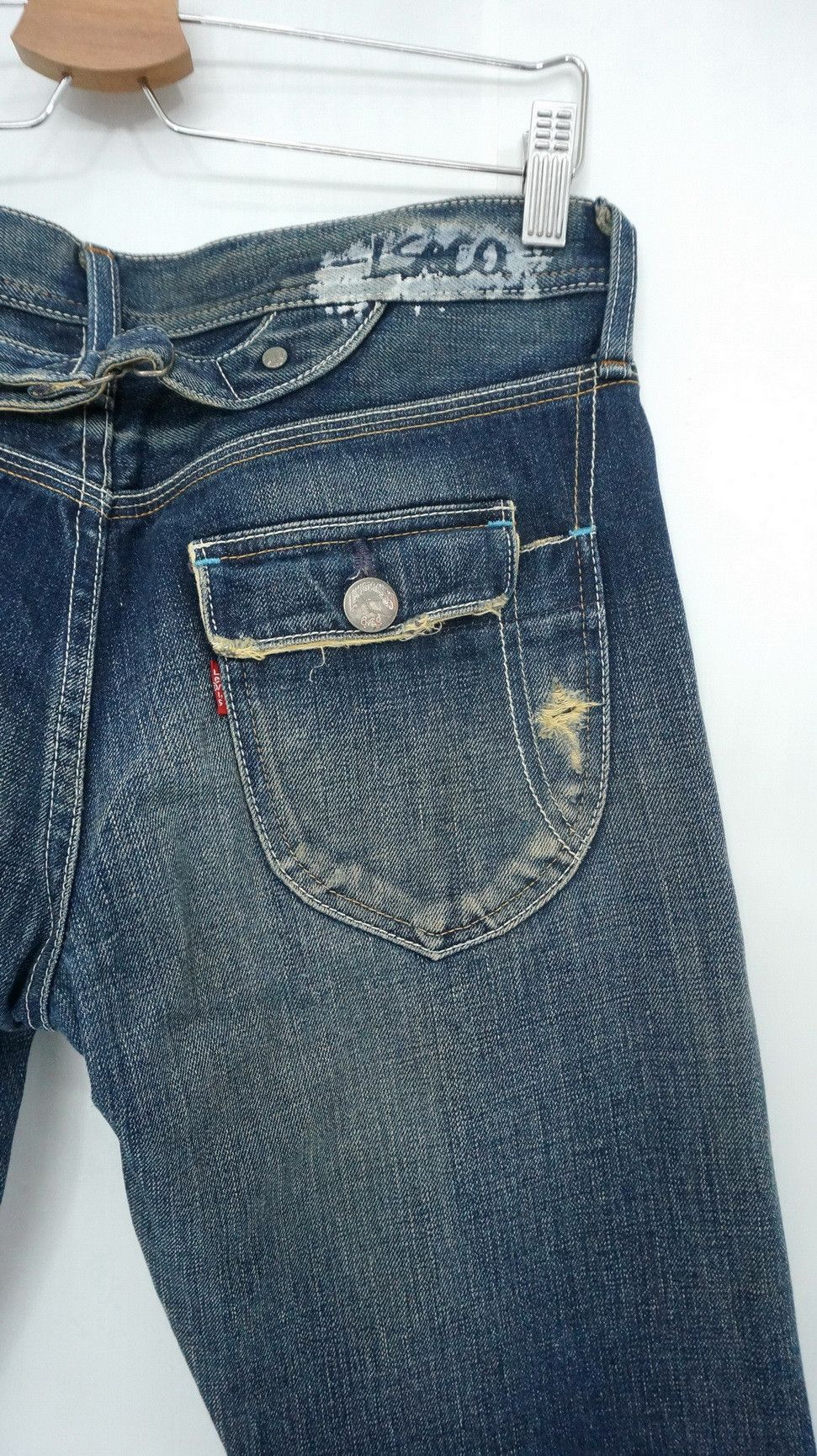 Rare Vtg 🔥 Japan Levi's LV807 Selvedge Flared Jeans LF9