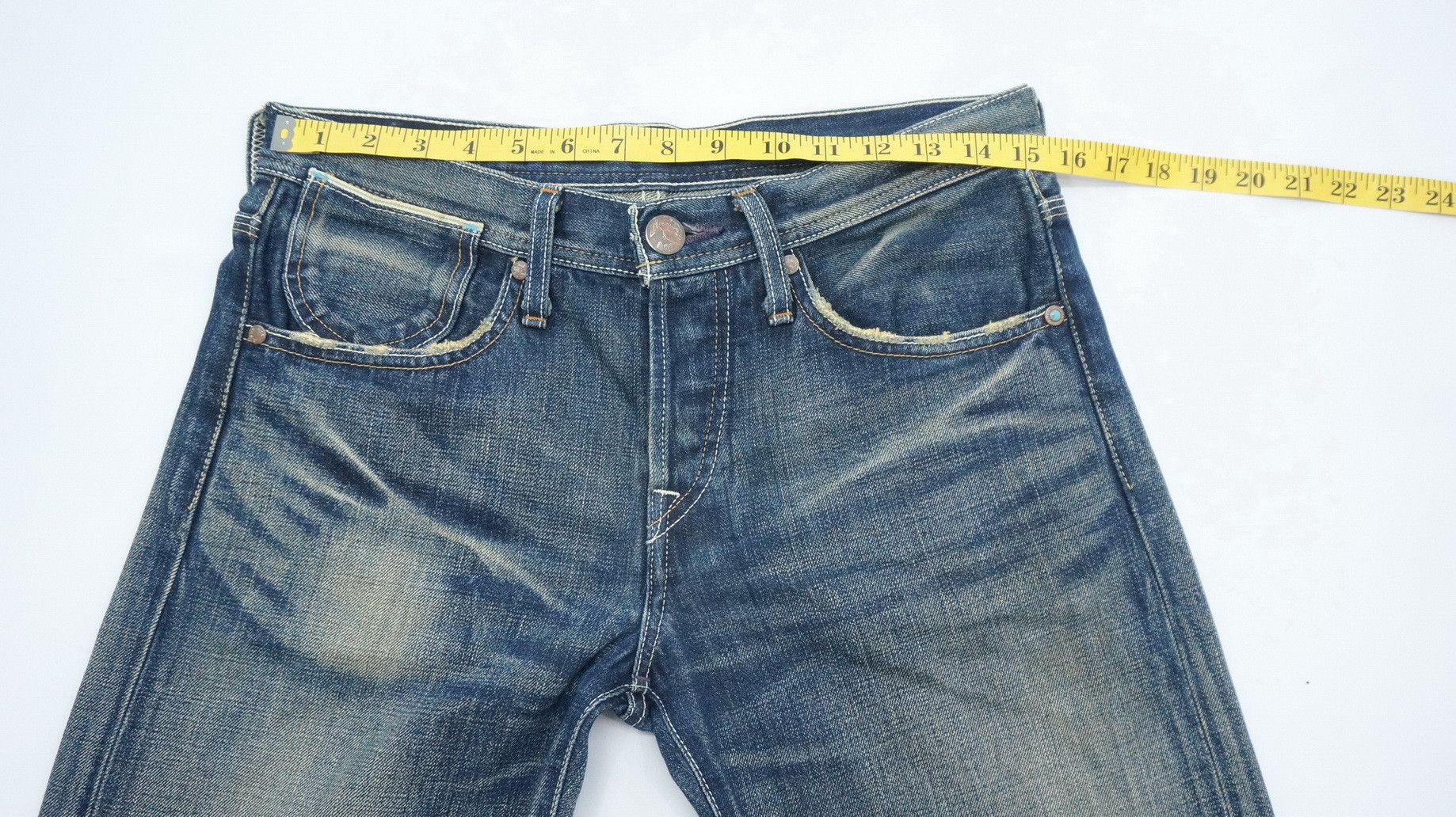 Levi's Rare Vtg 🔥 Japan Levi's LV807 Selvedge Flared Jeans LF9 Size US 30 / EU 46 - 13 Thumbnail