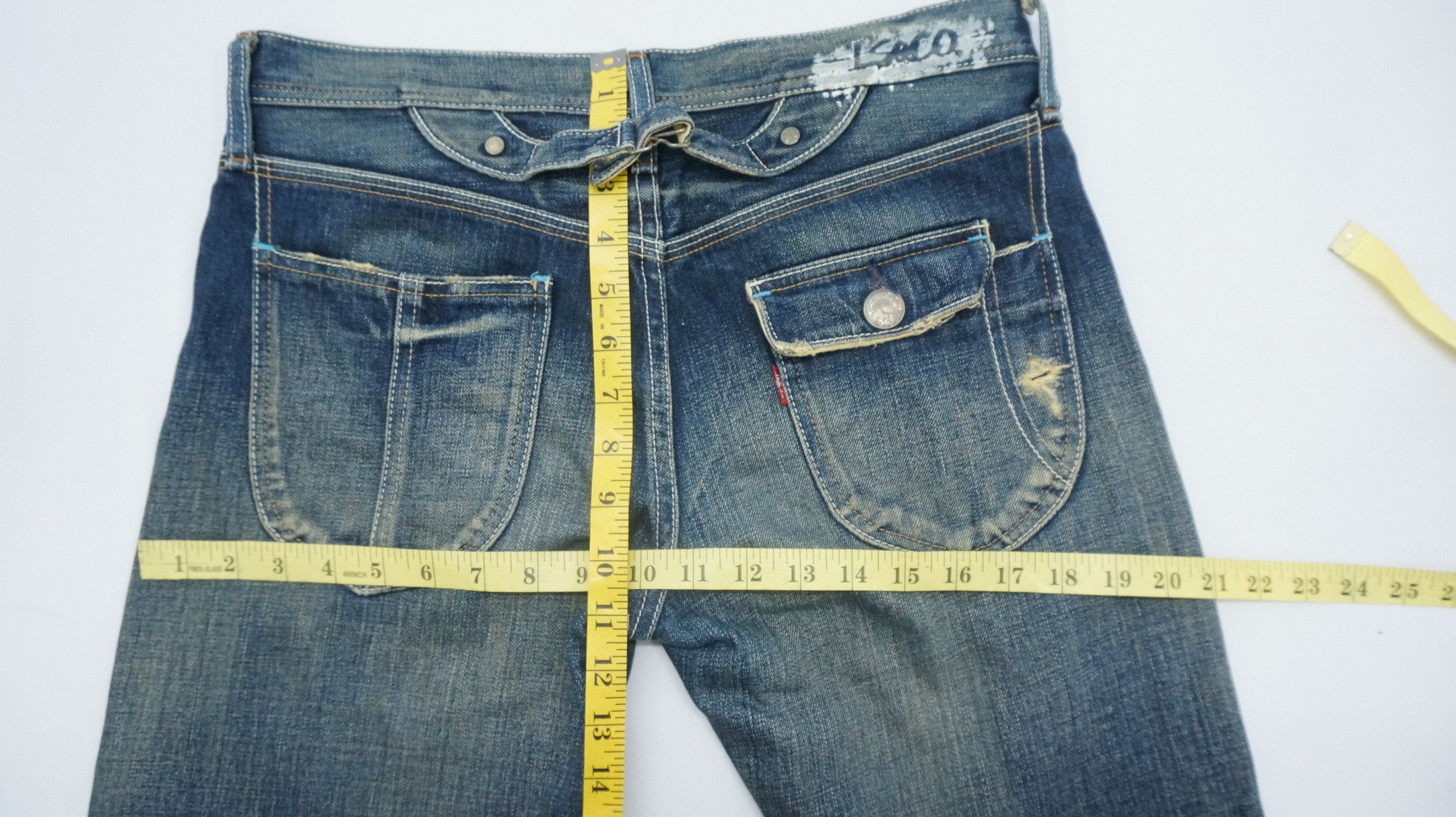 Levi's Rare Vtg 🔥 Japan Levi's LV807 Selvedge Flared Jeans LF9 Size US 30 / EU 46 - 17 Thumbnail