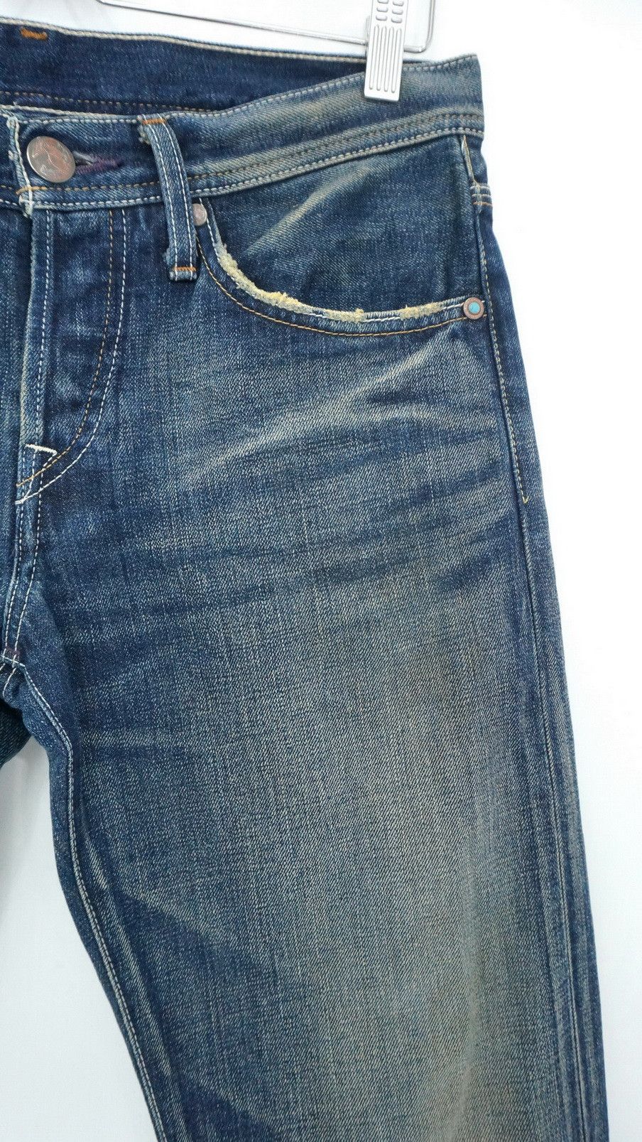 Levi's Rare Vtg 🔥 Japan Levi's LV807 Selvedge Flared Jeans LF9 Size US 30 / EU 46 - 6 Thumbnail