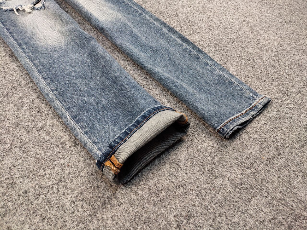 Von Dutch Vintage 90's Von Dutch Kustom Made Distressed Denim Jeans Size US 34 / EU 50 - 11 Thumbnail