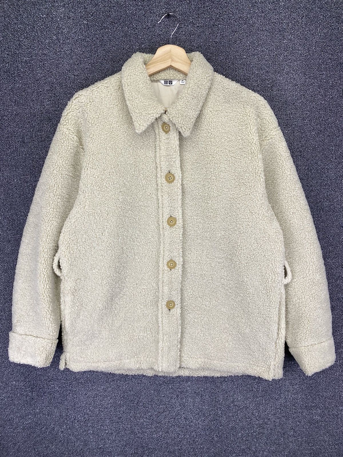 Lemaire × Uniqlo Lemaire x Uniqlo Faux Fur Fleece Sherpa Jacket Cardigan Size M / US 6-8 / IT 42-44 - 1 Thumbnail