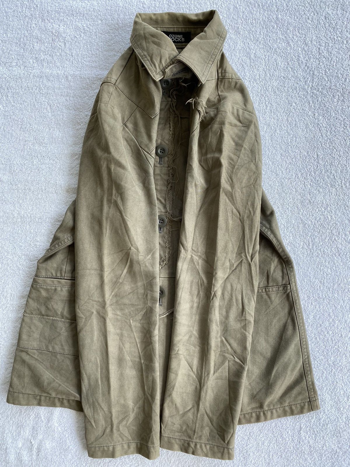 Hysteric Glamour Ozone Rocks Distressed Patchwork Jacket Size US XS / EU 42 / 0 - 18 Thumbnail