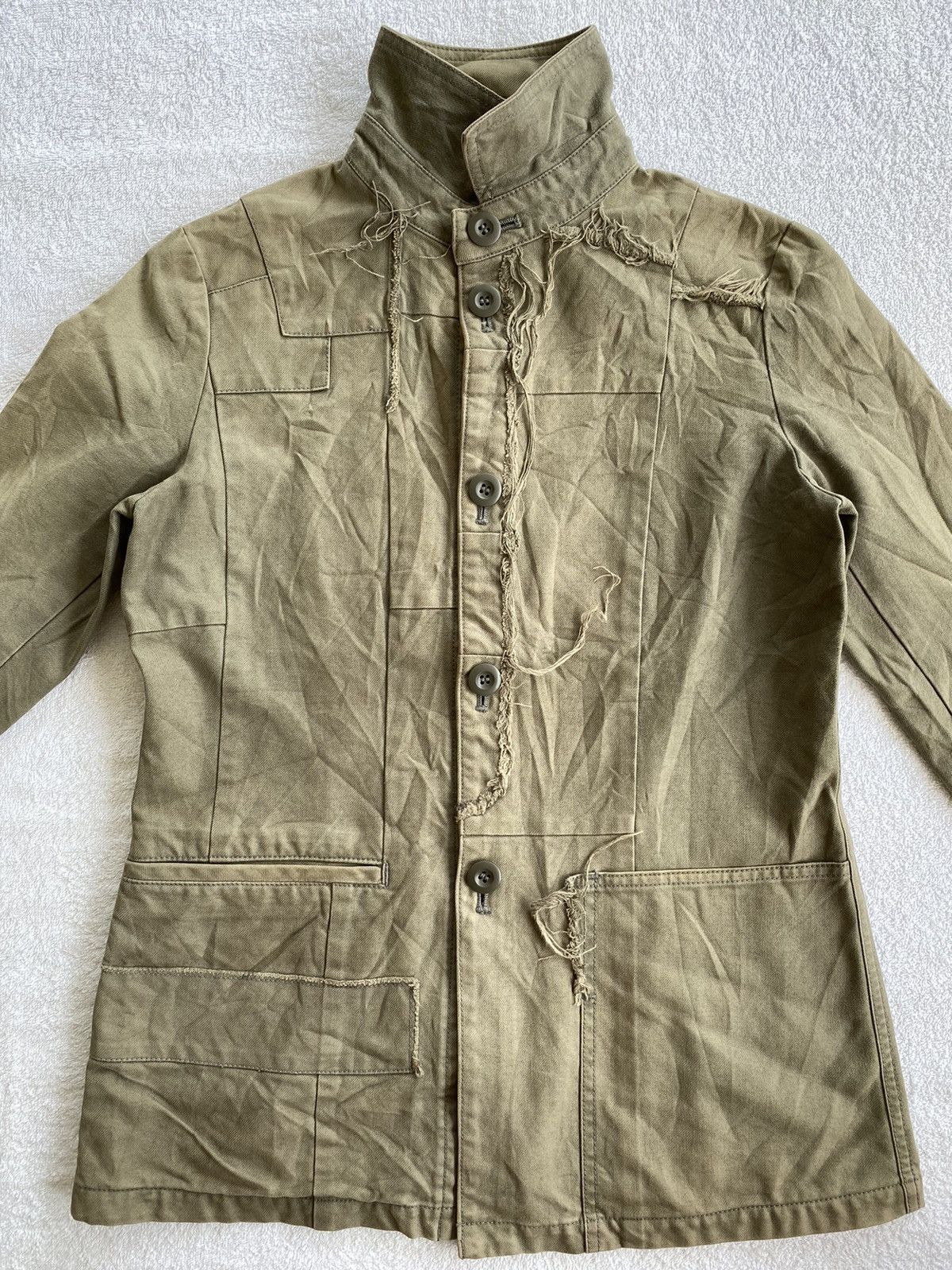Hysteric Glamour Ozone Rocks Distressed Patchwork Jacket Size US XS / EU 42 / 0 - 4 Thumbnail