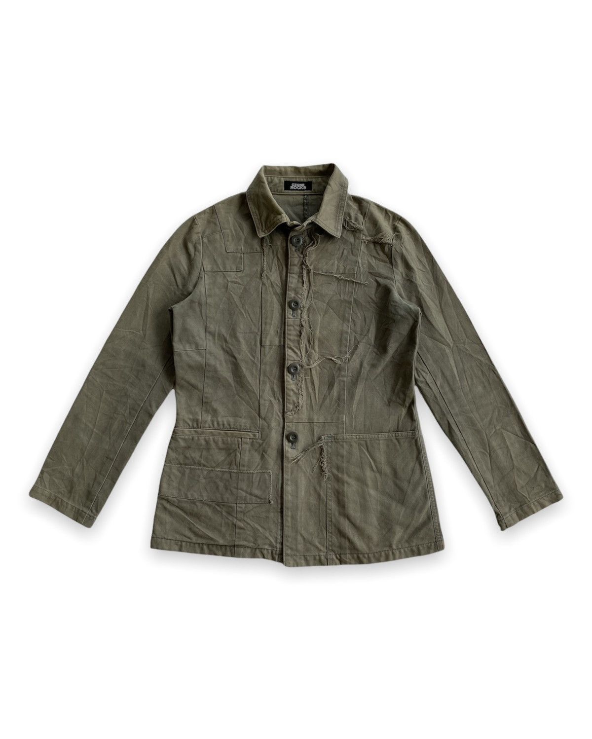 Hysteric Glamour Ozone Rocks Distressed Patchwork Jacket Size US XS / EU 42 / 0 - 2 Thumbnail