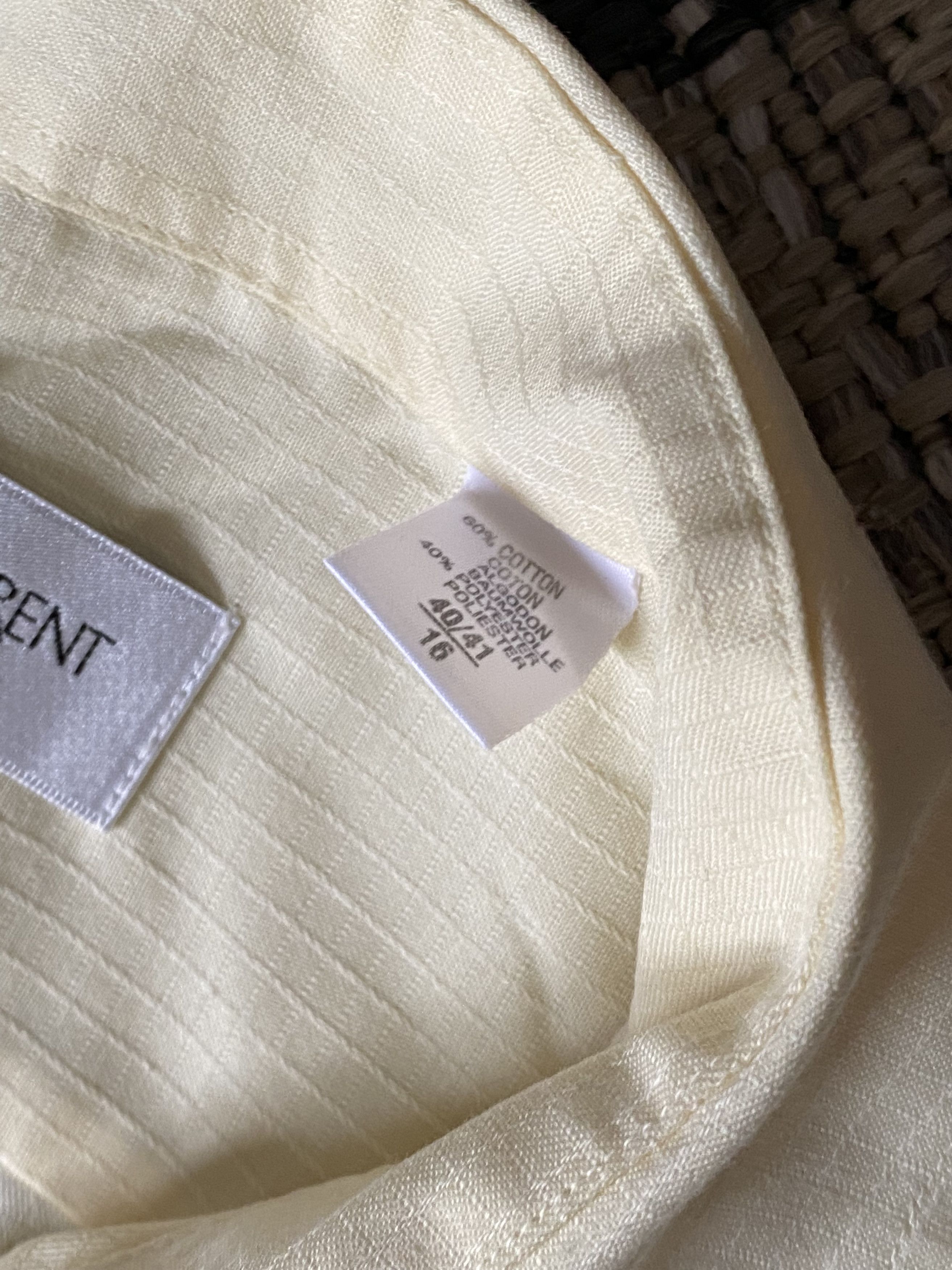Vintage × Yves Saint Laurent Vintage Ysl Yves Saint Laurent Short Sleeves Shirt Summer Size US XL / EU 56 / 4 - 5 Thumbnail