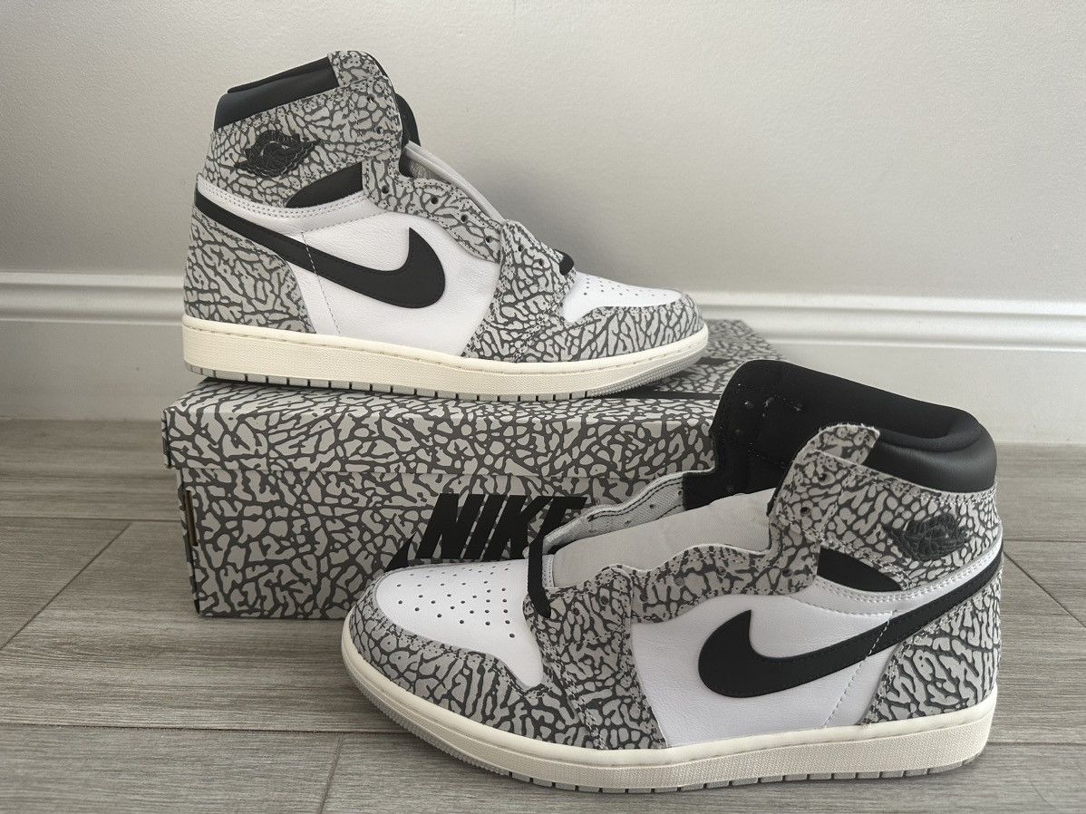 Jordan 1 Retro High Og White Cement | Grailed