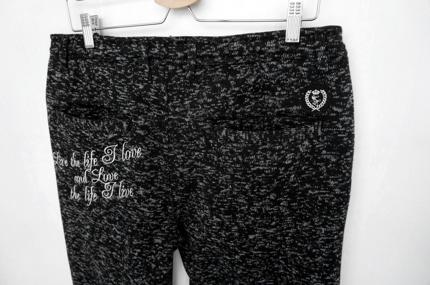 Karl Kani Rare 🔥 KARL KANI Drawstring Thick Polyester Pants Size US 35 - 7 Thumbnail