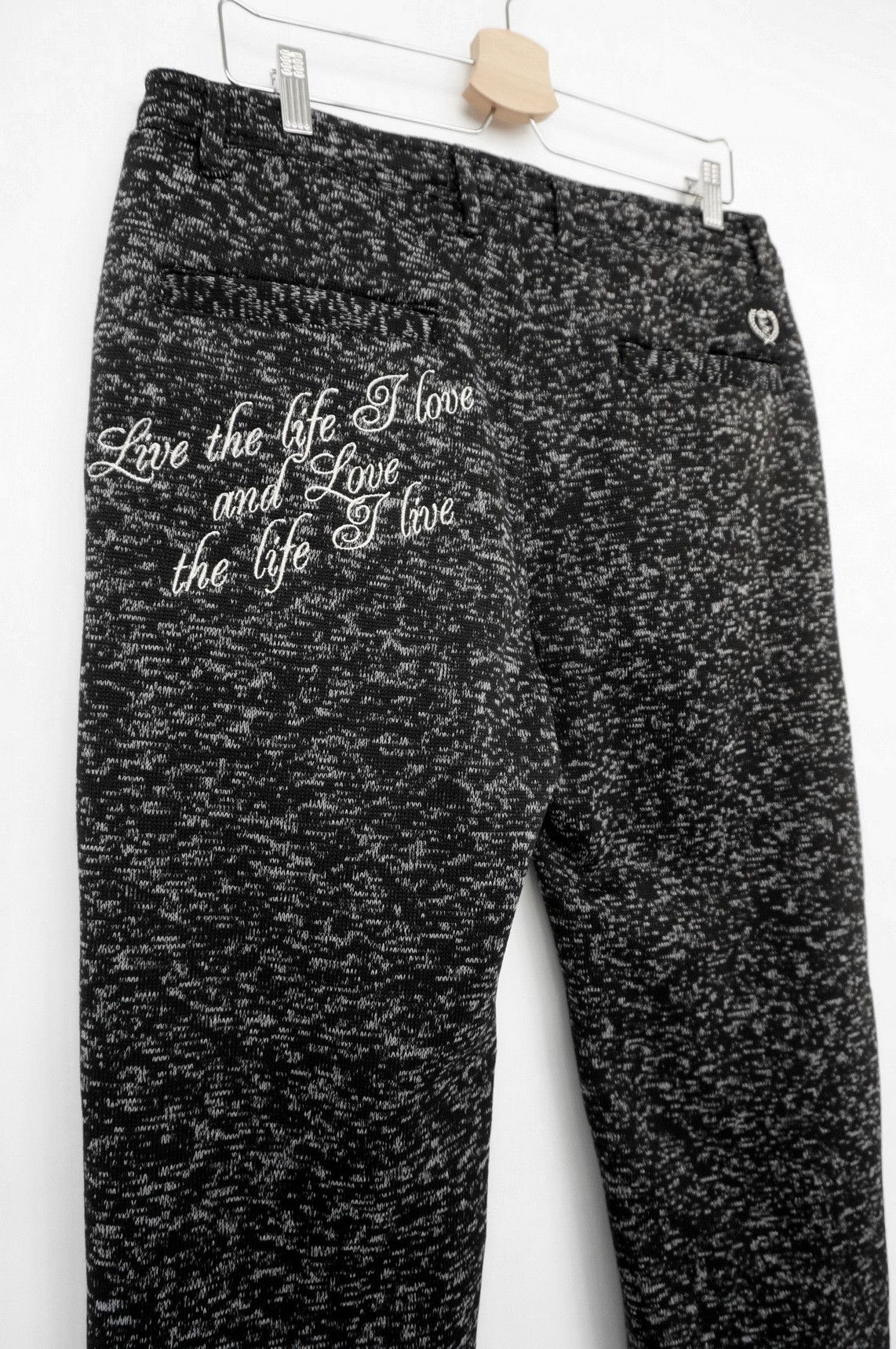 Karl Kani Rare 🔥 KARL KANI Drawstring Thick Polyester Pants Size US 35 - 8 Thumbnail
