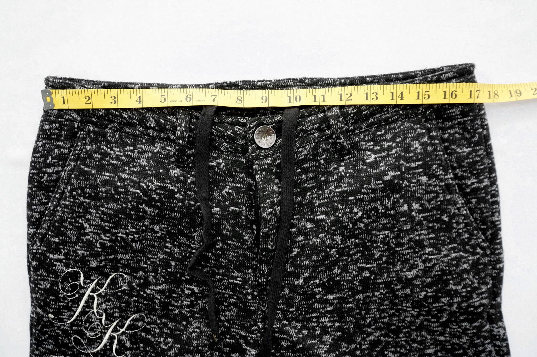 Karl Kani Rare 🔥 KARL KANI Drawstring Thick Polyester Pants Size US 35 - 11 Thumbnail