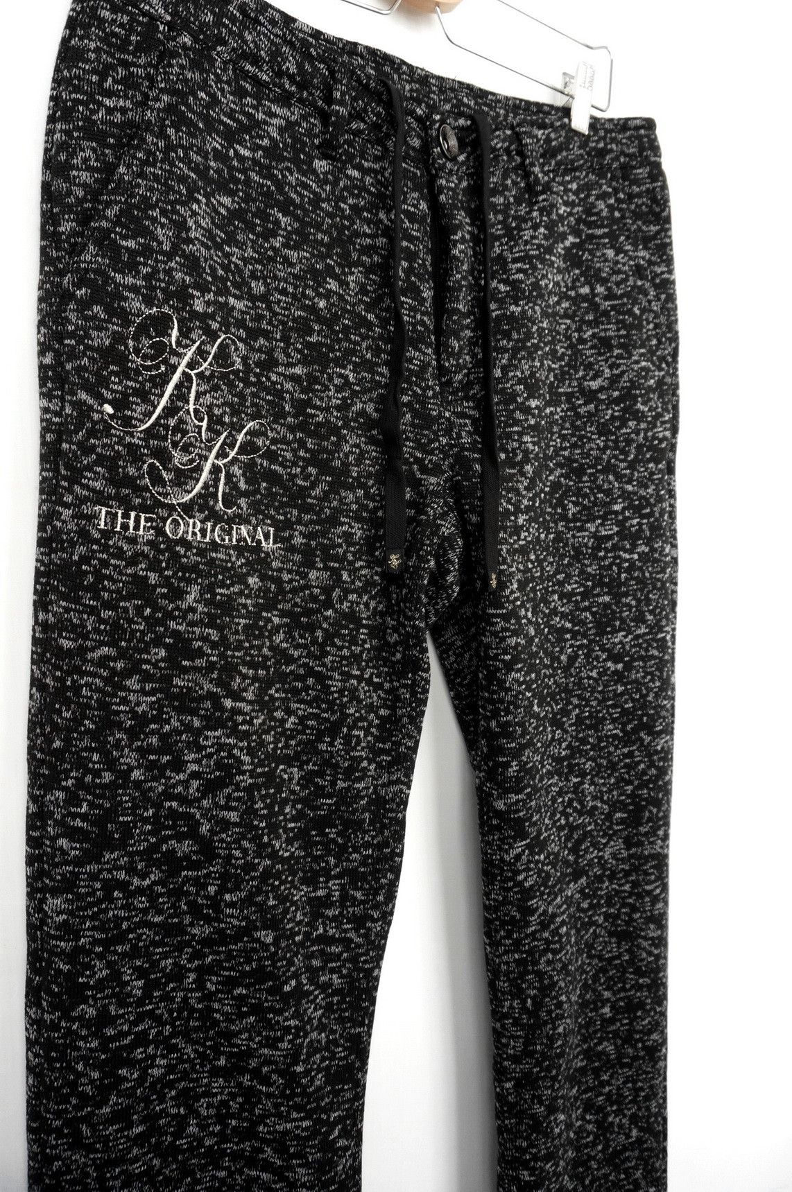 Karl Kani Rare 🔥 KARL KANI Drawstring Thick Polyester Pants Size US 35 - 5 Thumbnail