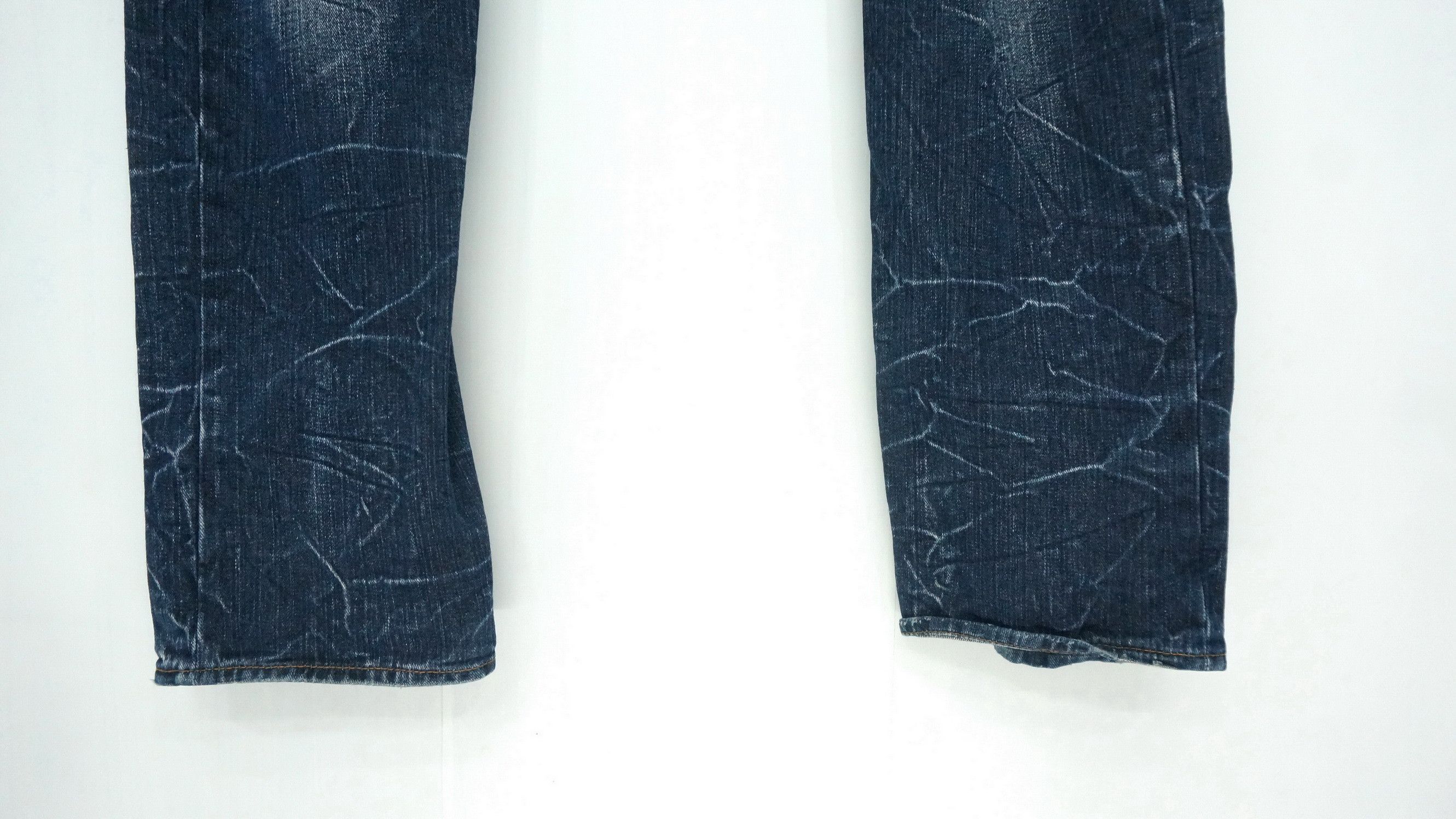 Handmade 🔥 Dope DOMINATE Japan Double Waist Distressed Jeans Size US 32 / EU 48 - 6 Thumbnail