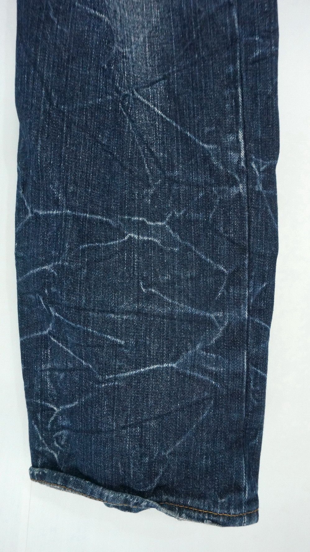 Handmade 🔥 Dope DOMINATE Japan Double Waist Distressed Jeans Size US 32 / EU 48 - 7 Thumbnail