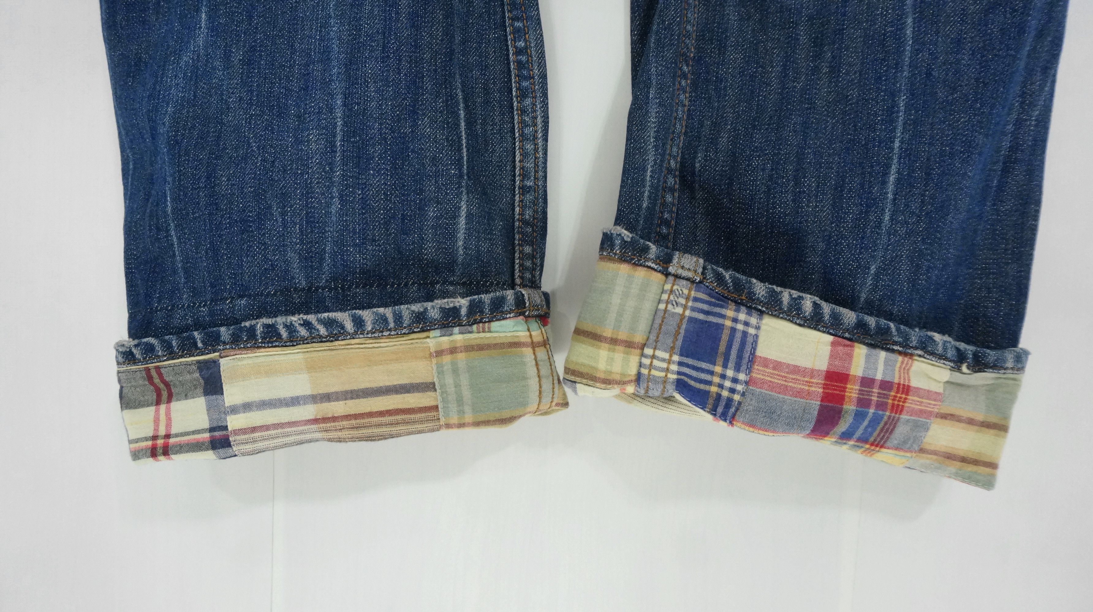 Vintage Fire 🔥 Handcraft DOMINATE Double Waist Japanese Jeans Size US 32 / EU 48 - 11 Thumbnail
