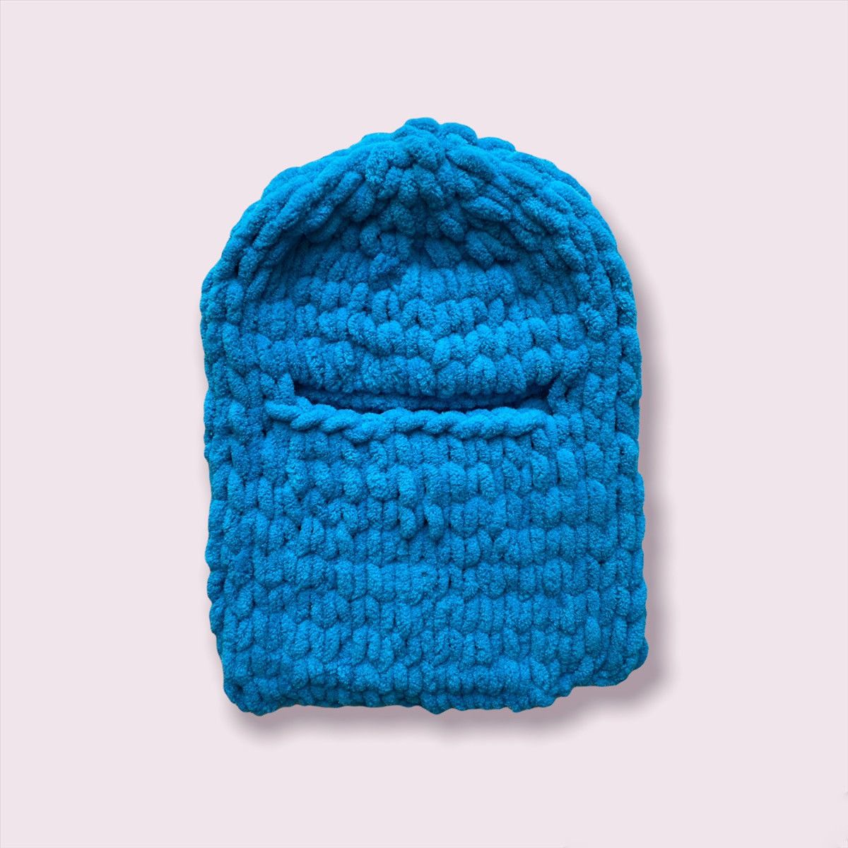 Handmade × Japanese Brand Handmade Knitted Balaclava Ski Mask Bunny Teddy Bear Style Size ONE SIZE - 2 Thumbnail