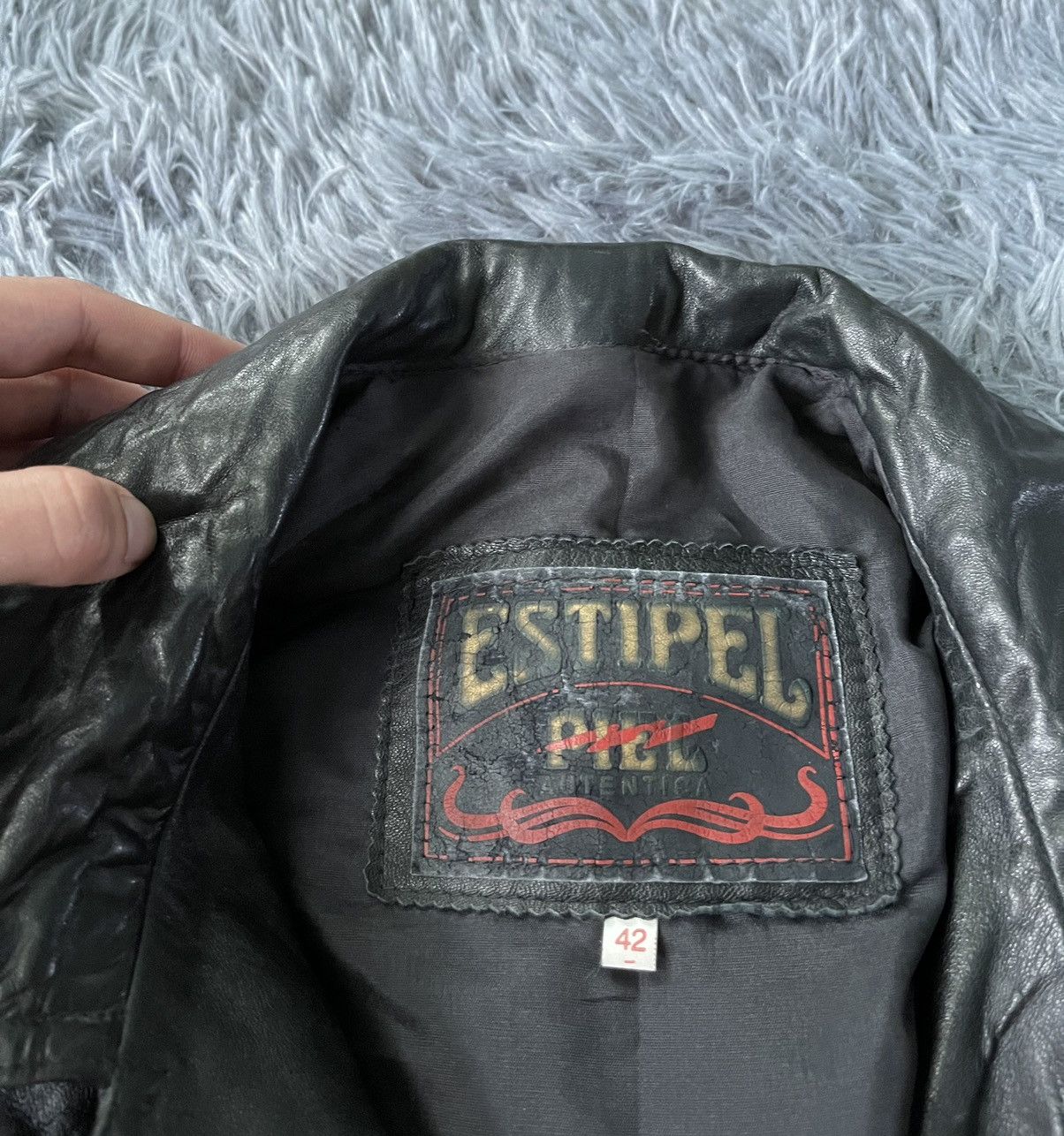 Vintage 90s vintage Avant Garde real leather biker jacket Size M / US 6-8 / IT 42-44 - 6 Thumbnail