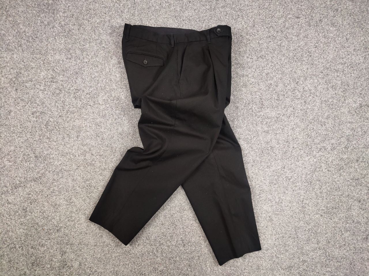 Mr P. Mr P. Porter Designer Black cropped mens Cotton Pants Size US 36 / EU 52 - 15 Thumbnail
