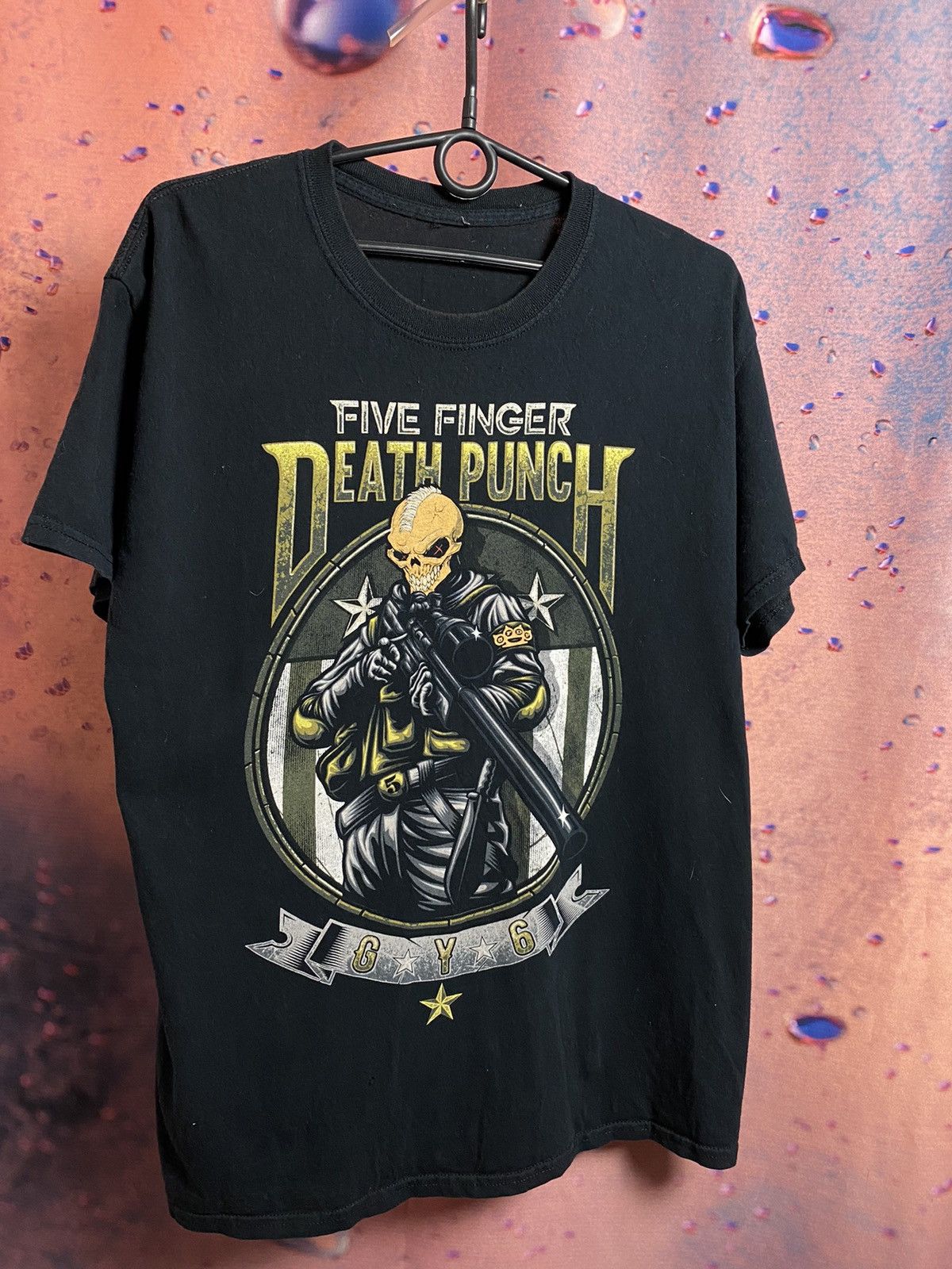 Band Tees Vintage Five Finger Death punch band rock tee Size US M / EU 48-50 / 2 - 2 Thumbnail