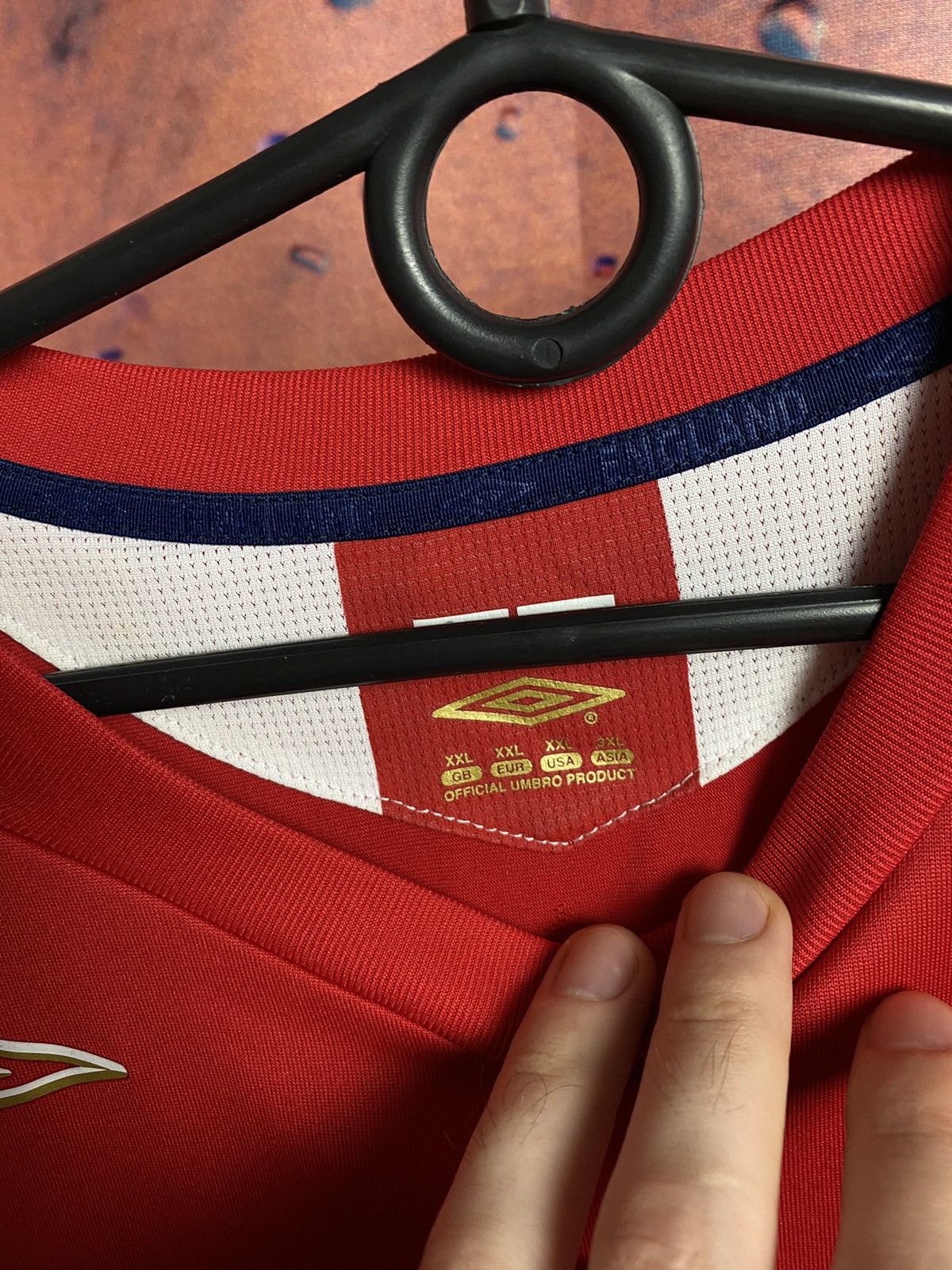Vintage Vintage Umbro England soccer jersey Size US XXL / EU 58 / 5 - 3 Thumbnail