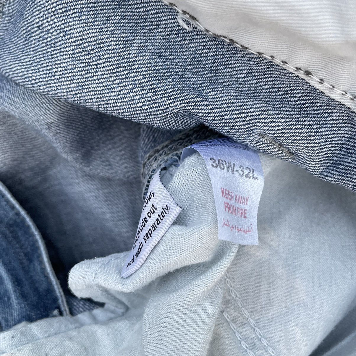 Vintage Vintage Urban Spirit W36xL32 Jeans Pants Work Wear 90s Y2K Size US 36 / EU 52 - 12 Thumbnail