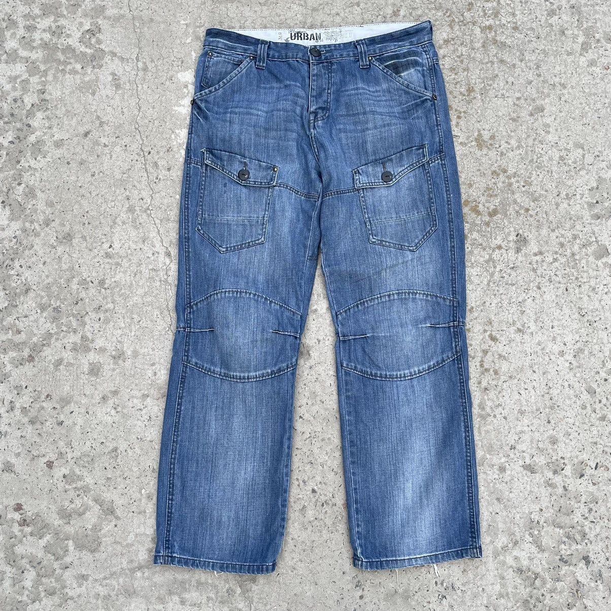 Vintage Vintage Urban Spirit W36xL32 Jeans Pants Work Wear 90s Y2K Size US 36 / EU 52 - 2 Thumbnail